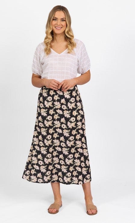 Load image into Gallery viewer, Vassalli Womens Pull On Long Skirt
