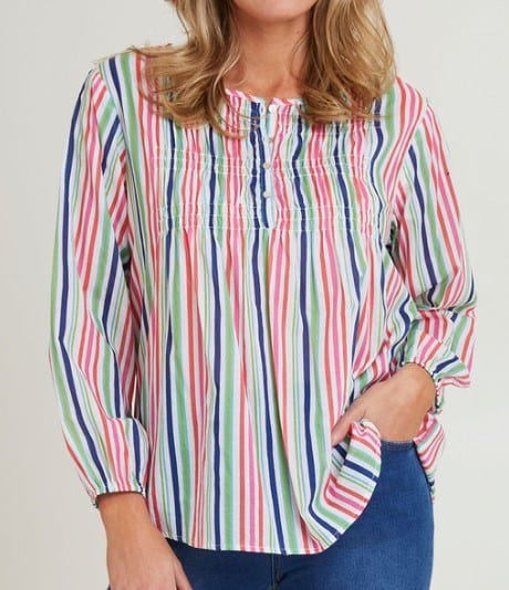 Load image into Gallery viewer, Threadz Womens Stripe Tunic
