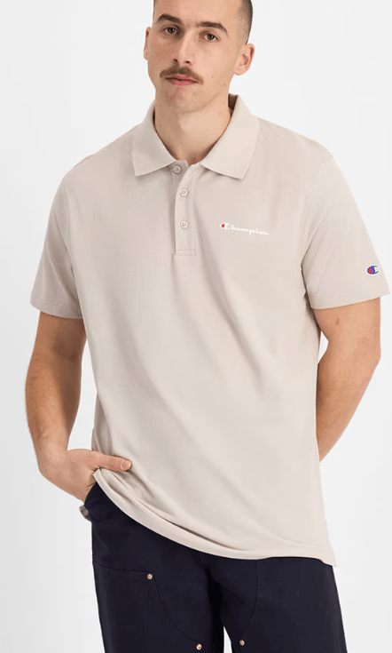 Champion Mens Pique Polo Shirt