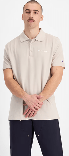 Champion Mens Pique Polo Shirt