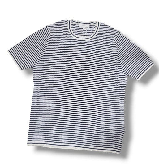 Load image into Gallery viewer, Jump Womens Short Sleeve Stripe Rib Knit
