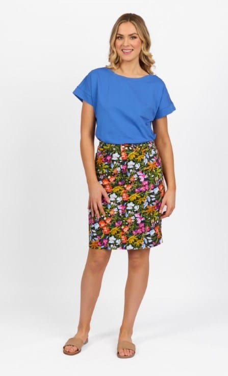 Load image into Gallery viewer, Vassalli Womens Printed Lightweight Skirt
