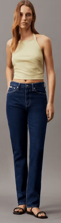 Load image into Gallery viewer, Calvin Klein Womens Authentic Slim Straight Inky Blue Jeans
