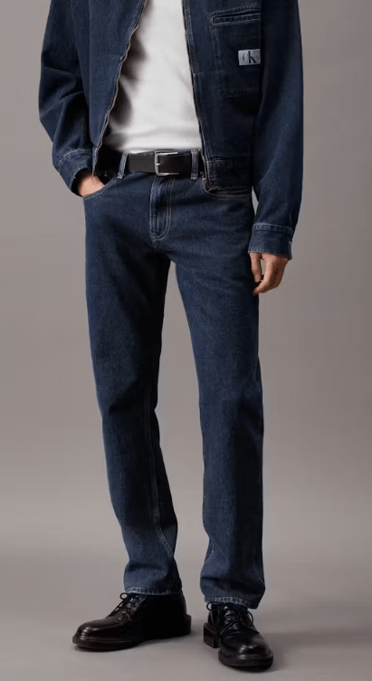 Load image into Gallery viewer, Calvin Klein Mens Authentic Straight Inky Blue Jeans
