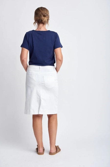 Load image into Gallery viewer, Goondiwindi Cotton Womens Denim Knee Length Skirt
