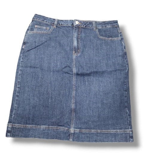 Load image into Gallery viewer, Goondiwindi Cotton Womens Denim Knee Length Skirt
