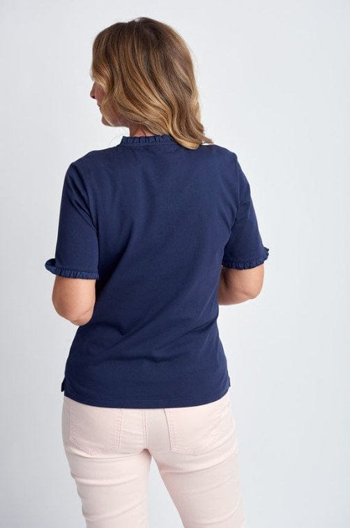 Goondiwindi Cotton Frill Detail Polo