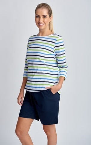 Load image into Gallery viewer, Goondiwindi Cotton Womens Multi Stripe Tee
