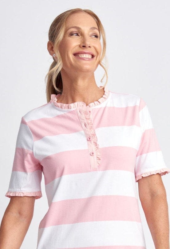 Load image into Gallery viewer, Goondiwindi Cotton Frill Detail Polo
