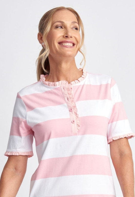 Goondiwindi Cotton Frill Detail Polo