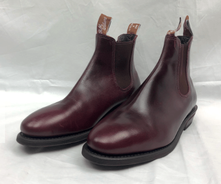 R.M. Williams Adelaide Rubber Sole - Oxblood / Oily Fern Boot