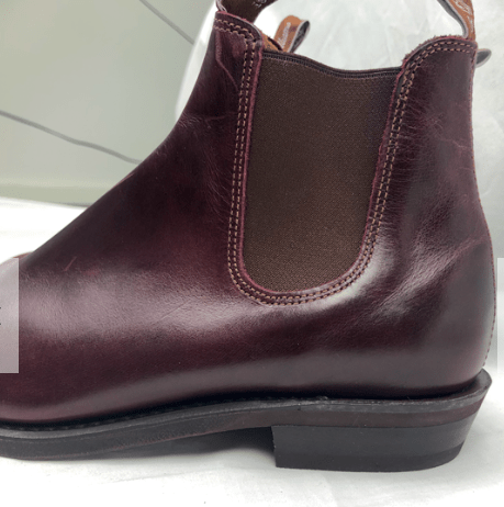 R.M. Williams Adelaide Rubber Sole - Oxblood / Oily Fern Boot