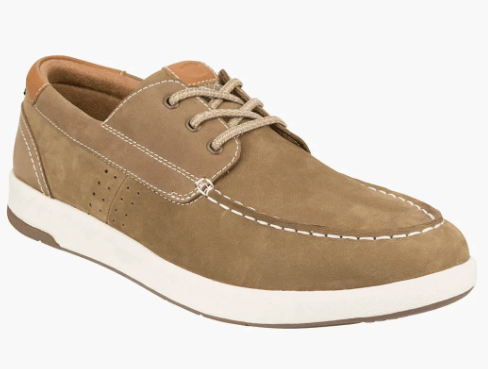 Florsheim Mens Crossover Boat Shoes Elastic Lace Moc Toe Boat Shoes