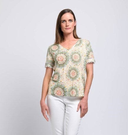 Load image into Gallery viewer, Foil Womens All The Trimmings Top
