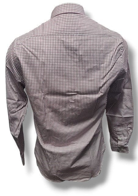 Pilbara Men Check Single Pocket Long Sleeve Shirt