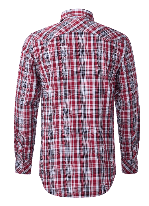 Pilbara Western Mens Snap Button Long Sleeve Shirt