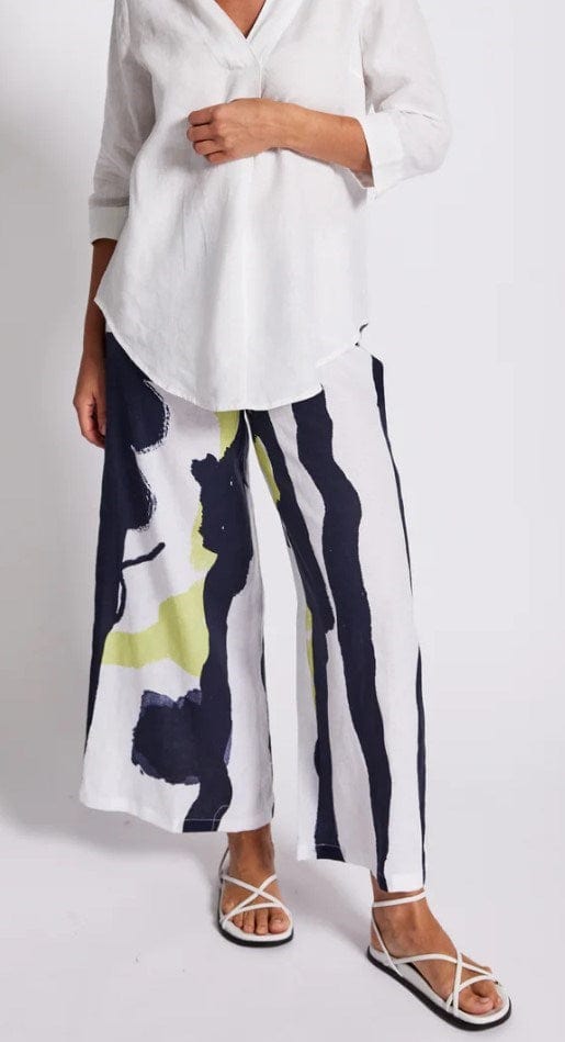 Load image into Gallery viewer, See Saw Womens Linen Palazzo Pant
