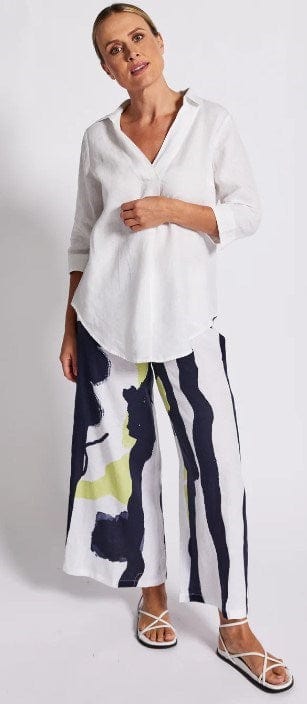 Load image into Gallery viewer, See Saw Womens Linen Palazzo Pant
