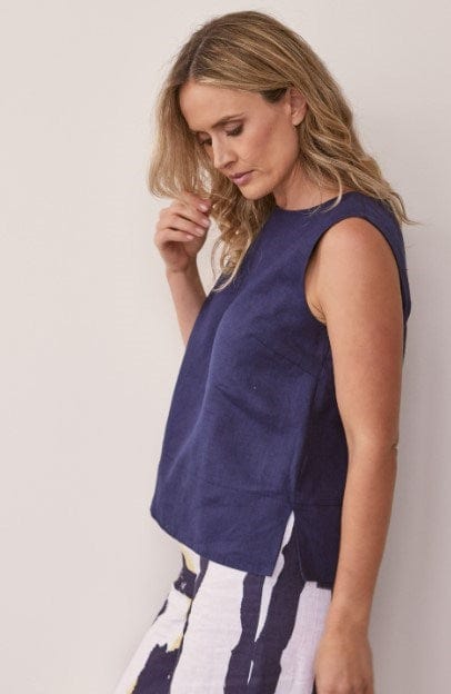 Load image into Gallery viewer, See Saw Womens Button Back Shell Top
