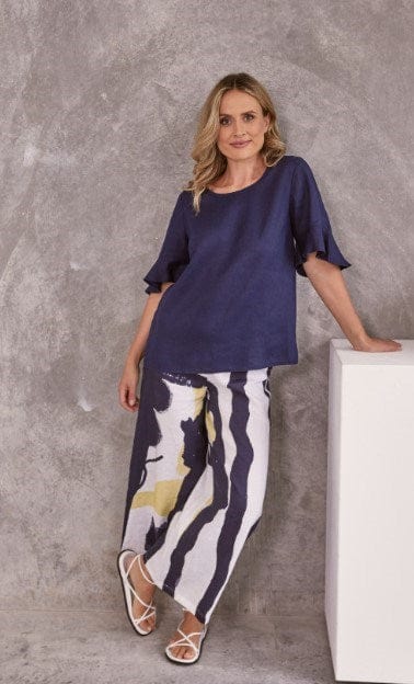 Load image into Gallery viewer, See Saw Womens Flutter Sleeve Top
