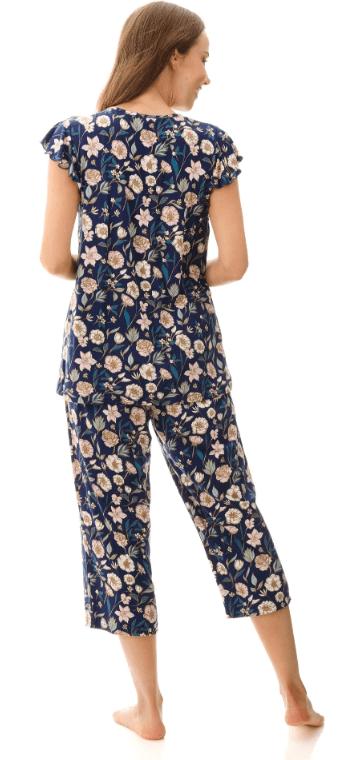 Givoni Womens Capri Pyjama Kaye - Navy