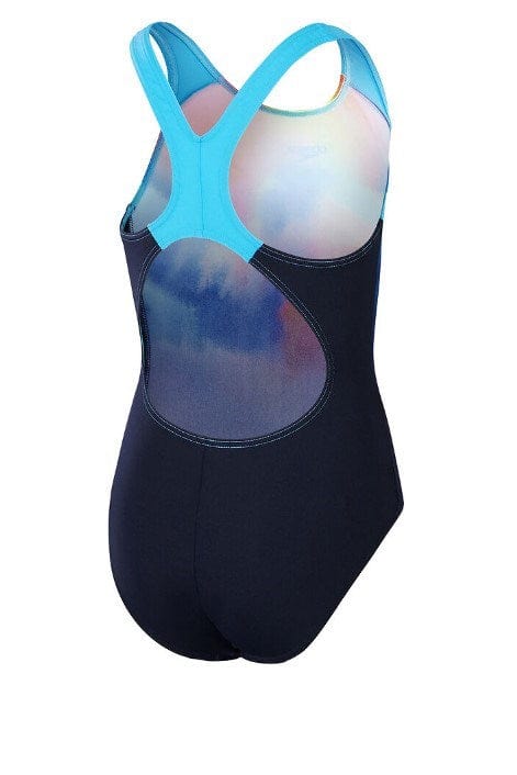 Speedo Girls Digi Placement Splashback One Piece