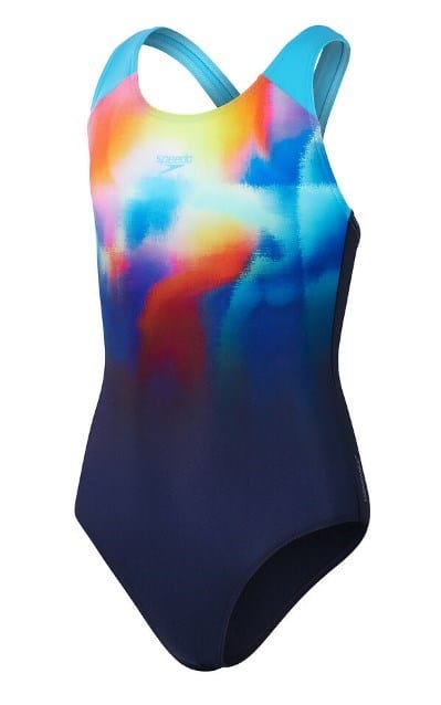 Speedo Girls Digi Placement Splashback One Piece