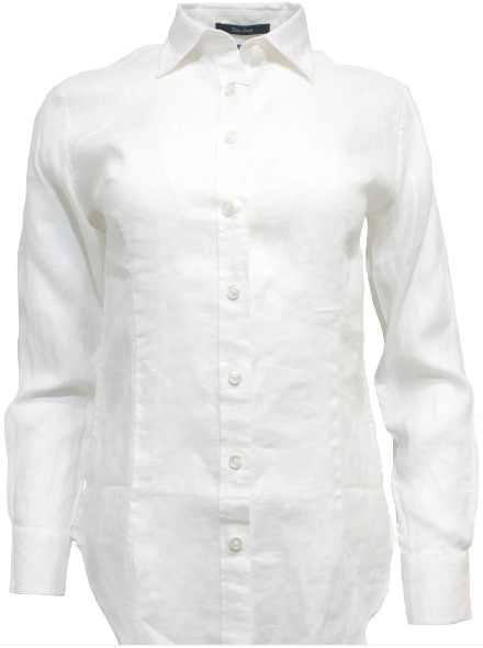 Pilbara Collection Womens Linen Swiss Tab Long Sleeve Shirt