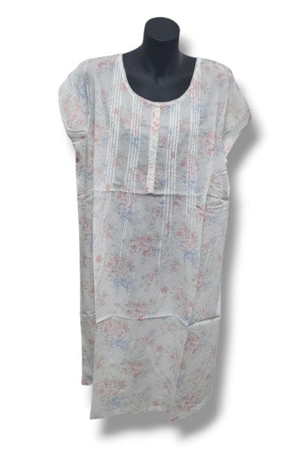 French Country Womens Nightie Cap Classic Rose