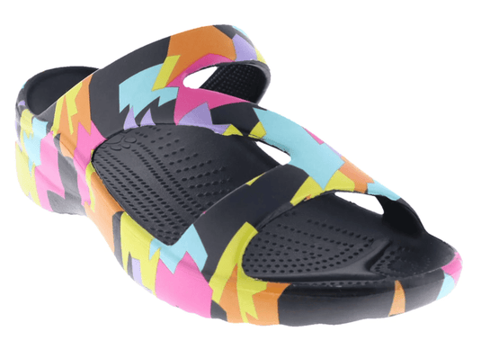 Dawgs Womens Multi Black Z Sandal Shoes