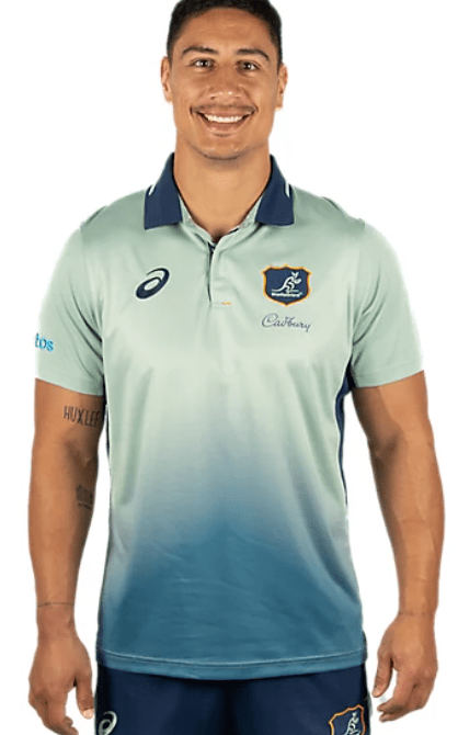 Asics WB24 Wallabies Training Tee Short Sleeve Polo