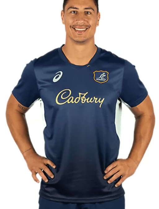 Asics Mens WB24 Wallabies Training Short Sleeve T-Shirt