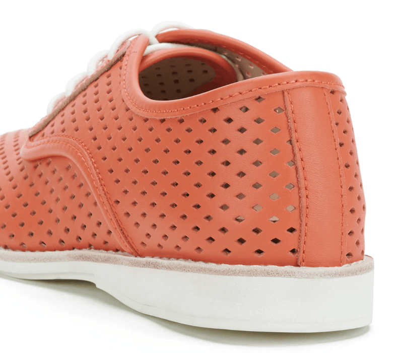 Load image into Gallery viewer, Rollie Womens Derby Punch Tangerine Shoes
