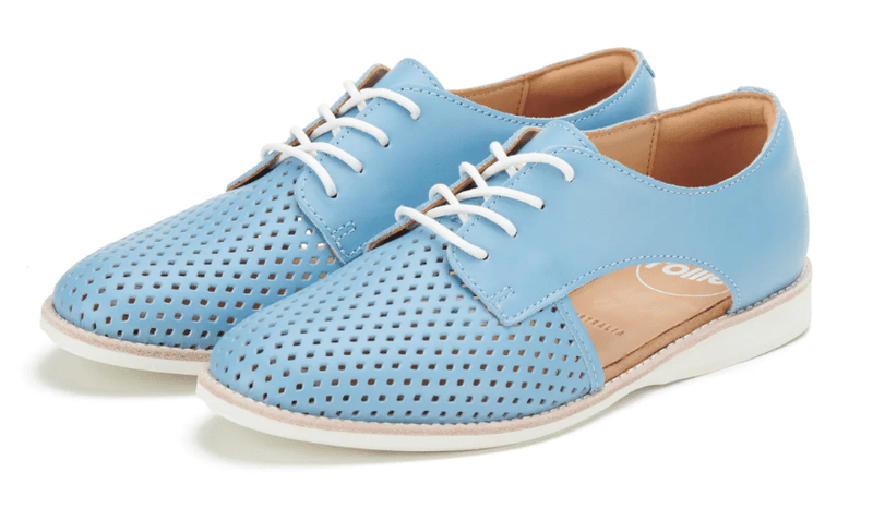 Load image into Gallery viewer, Rollie Womens Sidecut Punch Steel Blue Shoes
