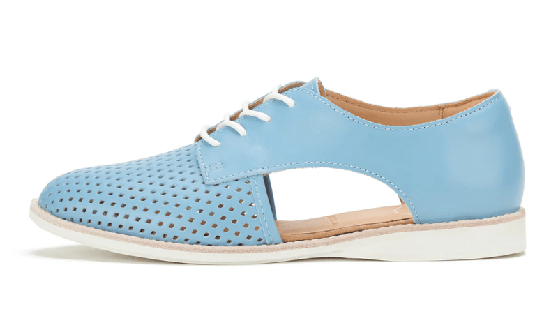 Load image into Gallery viewer, Rollie Womens Sidecut Punch Steel Blue Shoes
