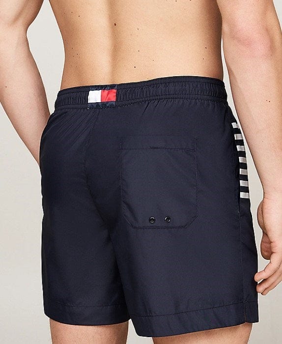 Load image into Gallery viewer, Tommy Hilfiger Mens Drawstring Mid Length Swim Shorts
