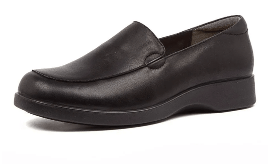 Supersoft Womens Nature2 Black Leather Shoes