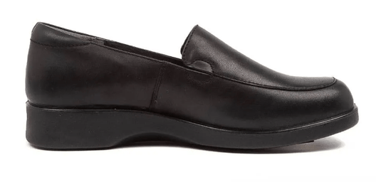 Supersoft Womens Nature2 Black Leather Shoes