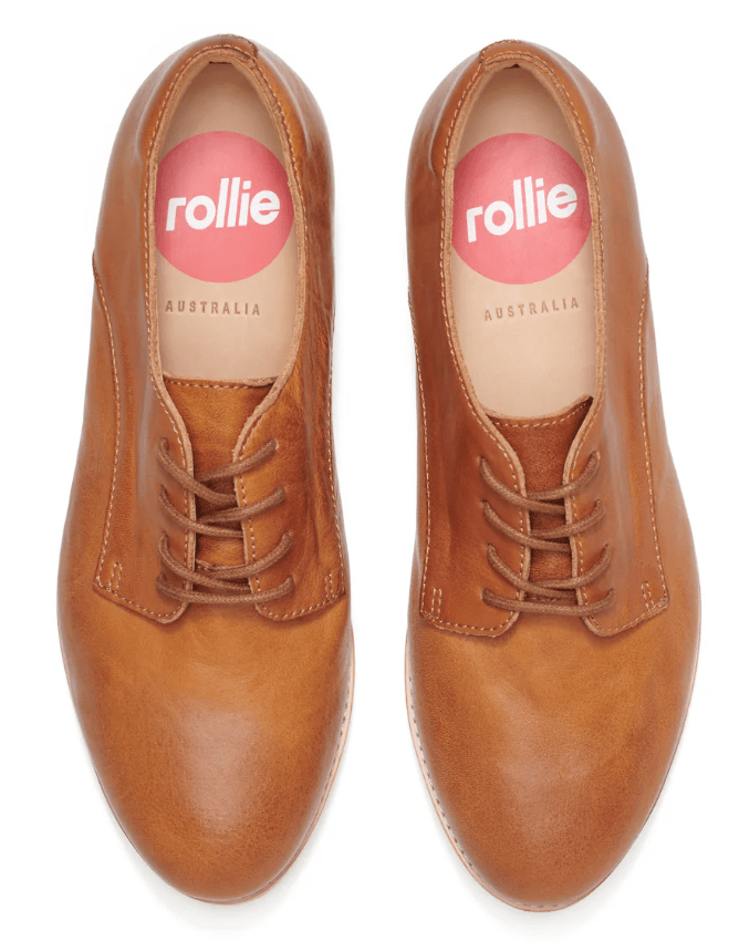 Load image into Gallery viewer, Rollie Womens Derby Vintage Tan
