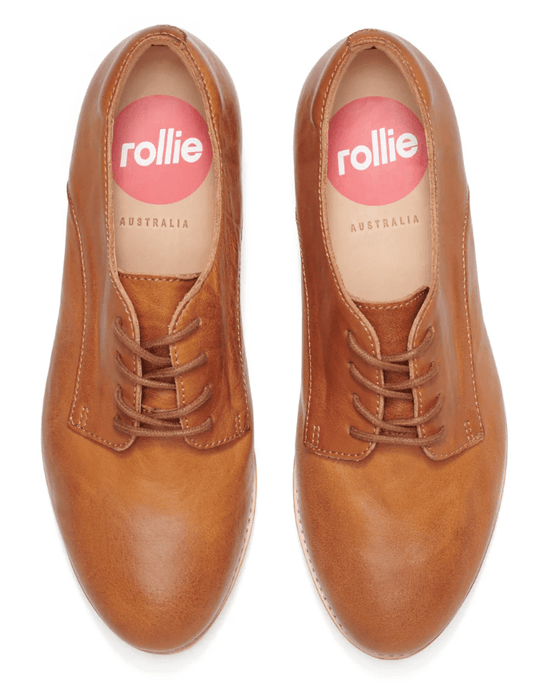 Rollie Womens Derby Vintage Tan