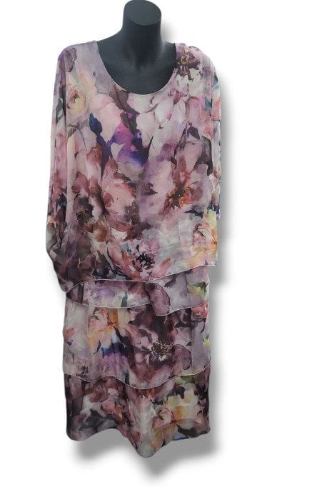 Load image into Gallery viewer, Vivid Womens Floral Layers Dress
