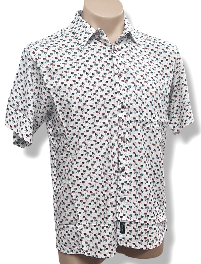 Load image into Gallery viewer, Cipollini Gold Mens Printed Bamboo Short Sleeve Shirt
