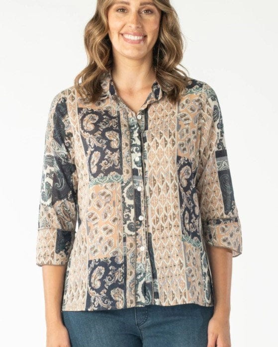 Load image into Gallery viewer, Renoma Womens Multi Colour Shirt
