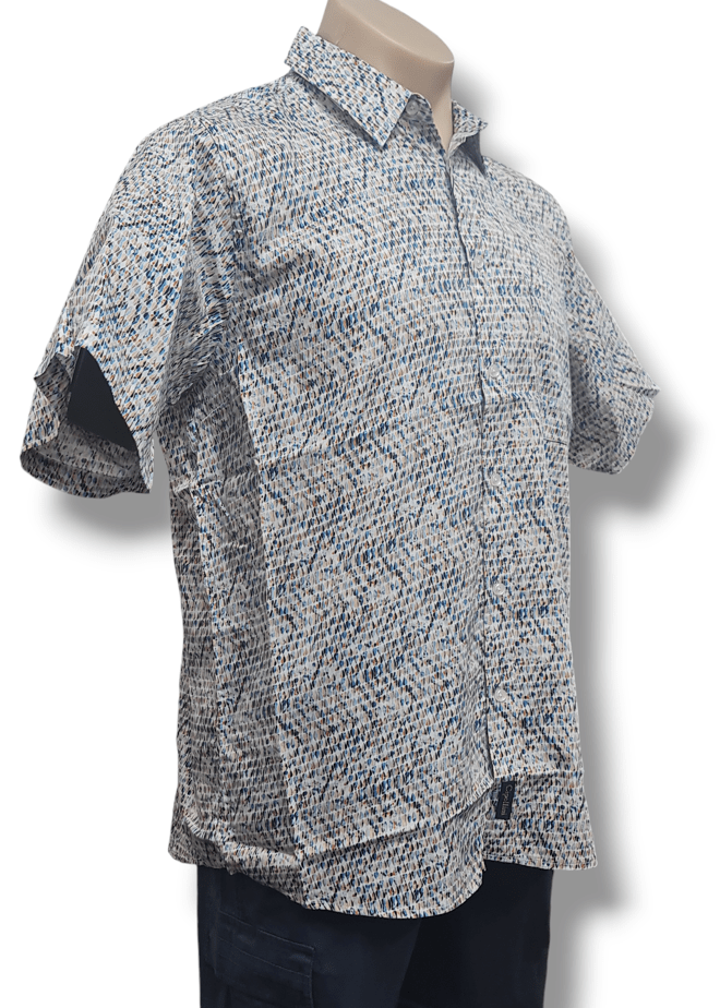 Load image into Gallery viewer, Cipollini Gold Mens Digital Printed Swiss Cotton Short Sleeve Shirt
