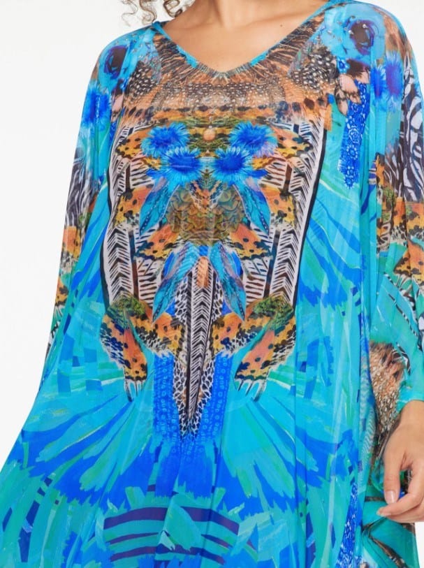 Load image into Gallery viewer, Togs Womens Florence Mesh Kaftan
