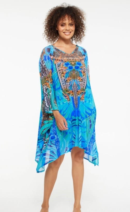 Load image into Gallery viewer, Togs Womens Florence Mesh Kaftan
