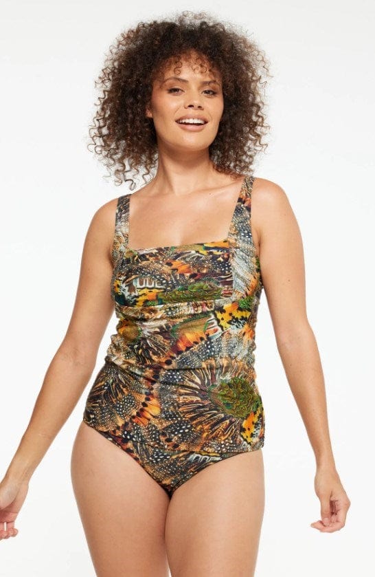 Load image into Gallery viewer, Togs Womens Zambia Tankini Pleated Top
