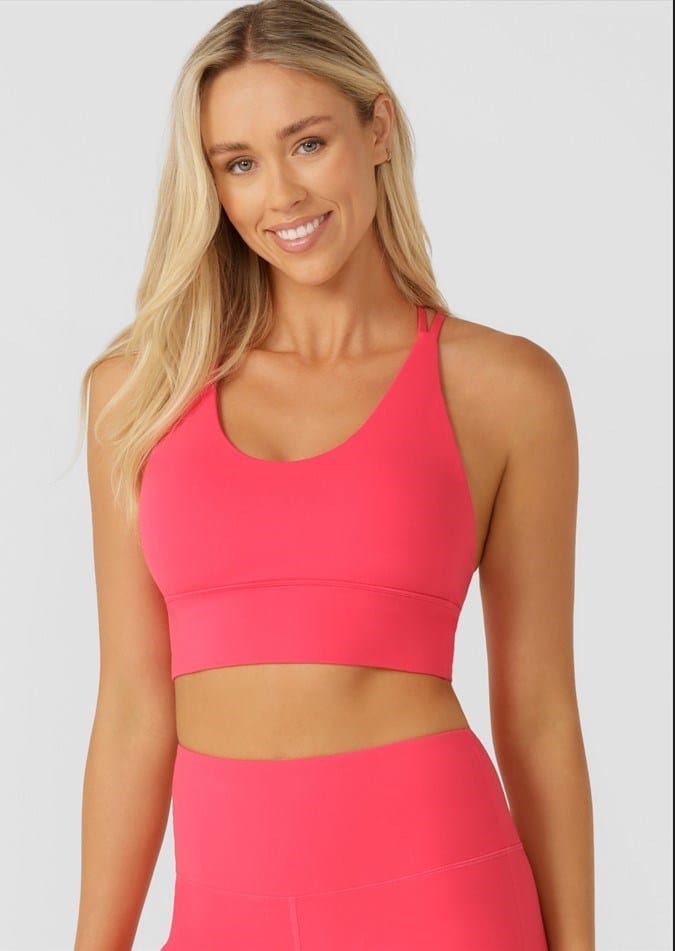 Load image into Gallery viewer, Lorna Jane Lotus Longline Sports Bra
