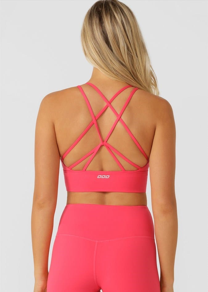 Load image into Gallery viewer, Lorna Jane Lotus Longline Sports Bra
