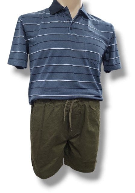 Load image into Gallery viewer, Ansett Mens Stretch Cotton Drill Rugg Short
